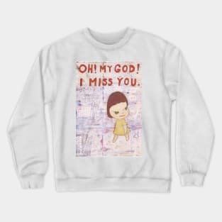 Yoshimoto nara minimalist Crewneck Sweatshirt